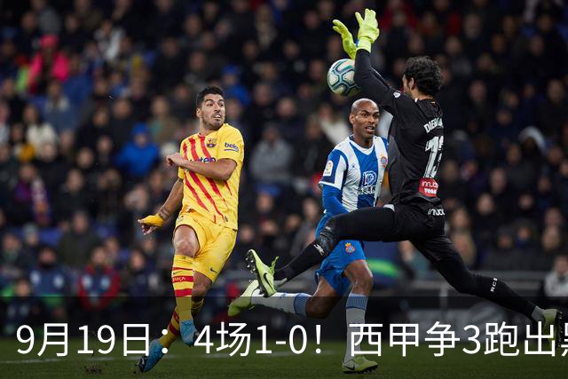 9月19日：4场1-0！西甲争3跑出黑马，豪门弃将联手，6场拿15分追平皇马